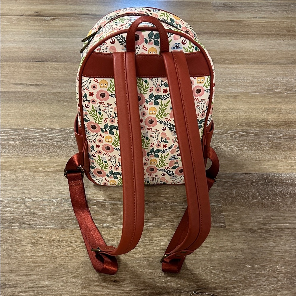 Loungefly Star Wars Floral Droid Mini-Backpack - Picture 3 of 10